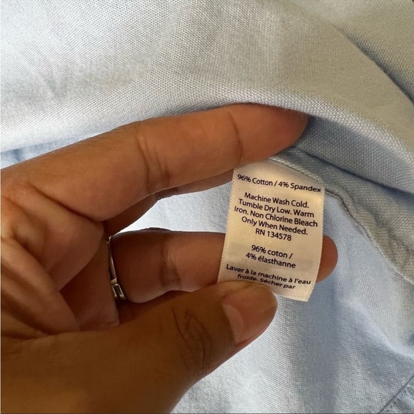 Vineyard Vines Blue One Shoulder Bow Top 14 - Picture 4 of 8